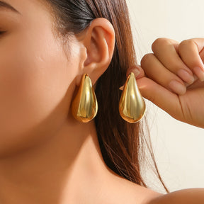 Fashion Oversized Drop Earrings